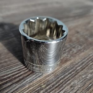 Power Torque 36mm 1/2" Drive Chrome Socket 12 Point GM8287